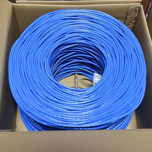 Cat5e Riser Bare Copper 350Mhz Solid UTP 1000FT